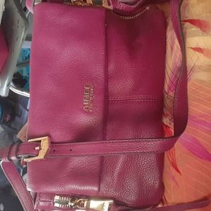 Aimee Kestenberg shoulder bag, fuschia, leather